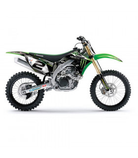 KIT ADHESIVOS + FUNDA ASIENTO ONE INDUSTRIES 10 FACTORY KAWASAKI KX 250 F (2009-2010)