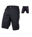 PANTALONES CORTOS CLUB RIDE FUZE CON BADANA EXTRAIBLE (RAVEN SOLID)