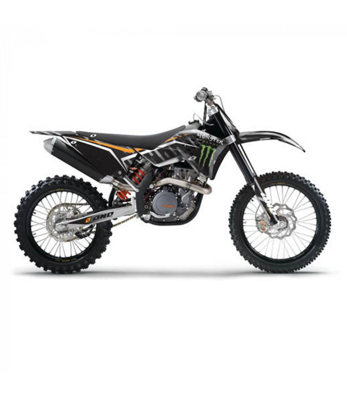 KIT ADHESIVOS ONE INDUSTRIES 10 MONSTER + FUNDA KTM EXC, SX (2007-2010)