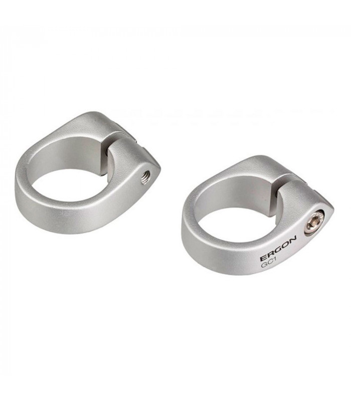 ERGON GC1 GRIPS CLAMPS (SILVER)