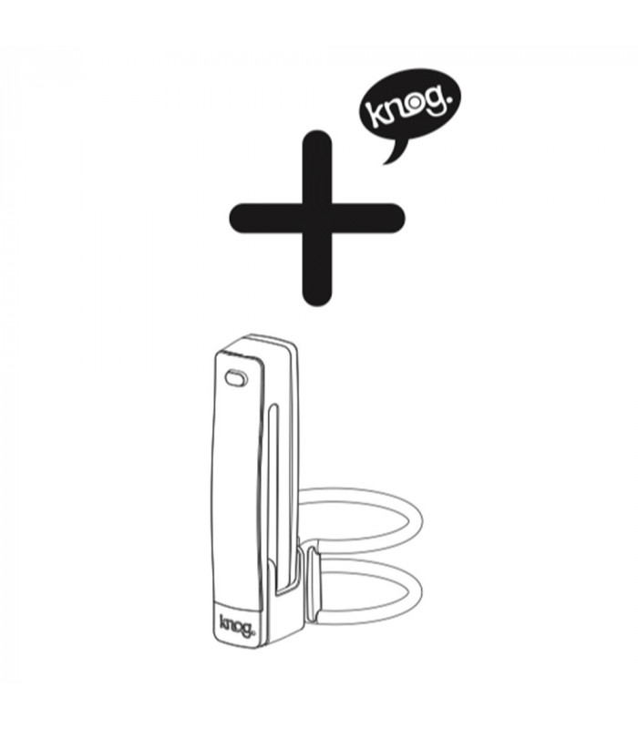 SOPORTE KNOG PLUS MOUNT + JUEGO CORREAS | TopFun.com