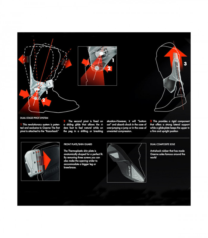 GAERNE SG-12 BOOTS (SOLID BLUE) | TopFun.com