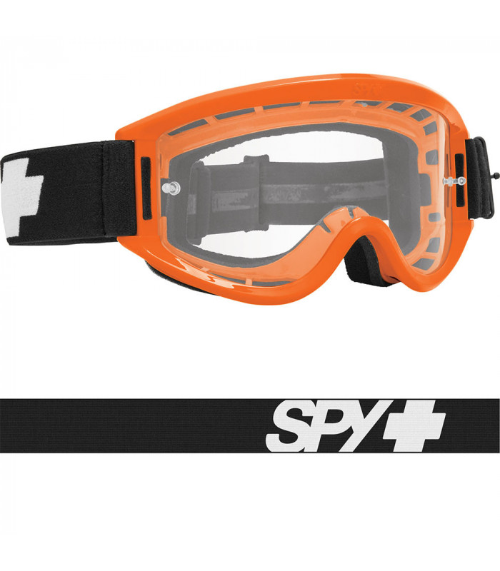 MÁSCARA SPY BREAKAWAY ORANGE (LENTE TRANSPARENTE HD) | TopFun.com