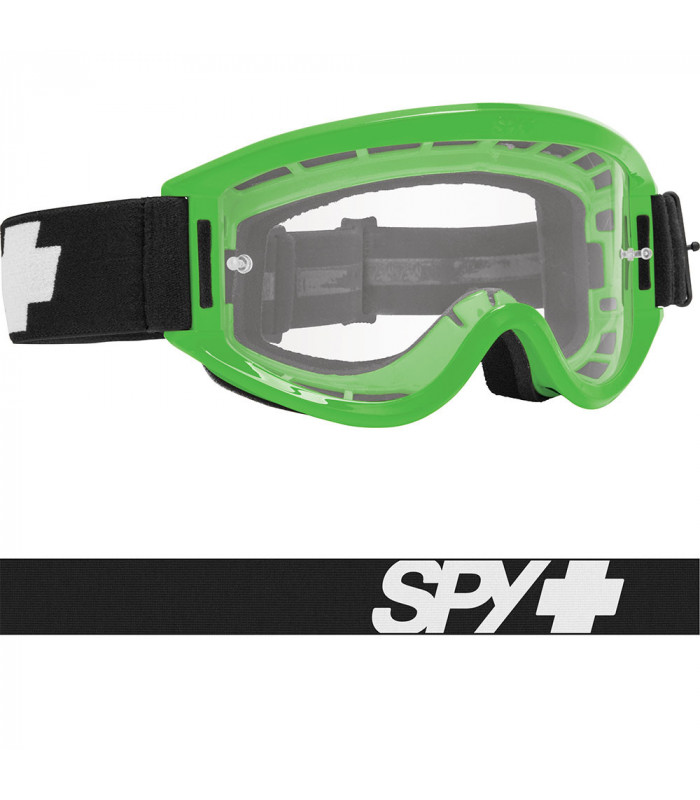 MÁSCARA SPY BREAKAWAY GREEN (LENTE TRANSPARENTE HD)