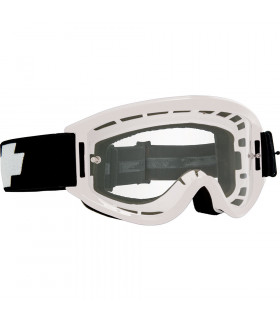 SPY BREAKAWAY WHITE GOGGLES (HD CLEAR LENS)