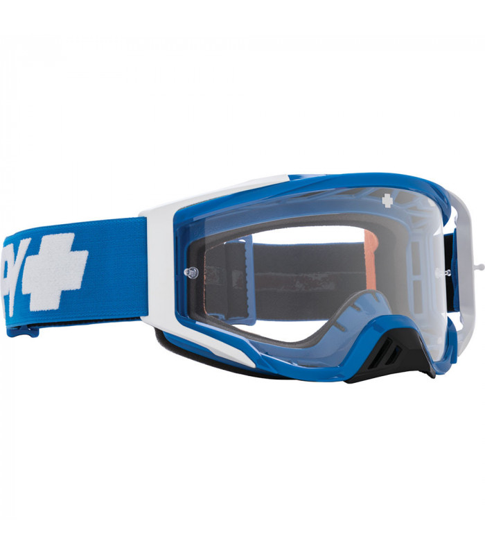 MÁSCARA SPY FOUNDATION CHECKERS BLUE (LENTE TRANSPARENTE HD)