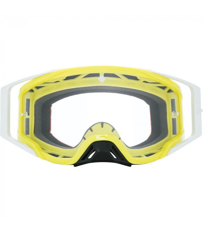 FOUNDATION CHECKERS HI-VIS GREEN GOGGLES (HD CLEAR LENS)
