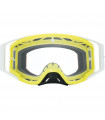 FOUNDATION CHECKERS HI-VIS GREEN GOGGLES (HD CLEAR LENS)