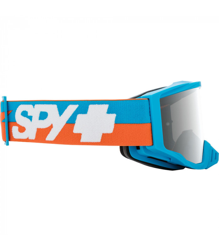 MÁSCARA SPY FOUNDATION PLUS BOLT BLUE (LENTE HD AHUMADA CON ESPEJO PLATA SPECTRA)