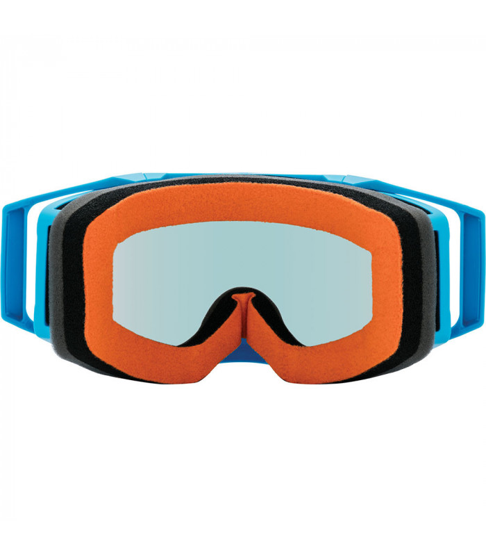 SPY FOUNDATION PLUS BOLT BLUE GOGGLES (HD SMOKE WITH SILVER SPECTRA MIRROR LENS)