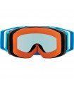 SPY FOUNDATION PLUS BOLT BLUE GOGGLES (HD SMOKE WITH SILVER SPECTRA MIRROR LENS)