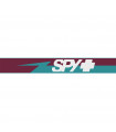 SPY FOUNDATION PLUS BOLT TEAL GOGGLES (HD SMOKE WITH SILVER SPECTRA MIRROR LENS)
