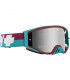 SPY FOUNDATION PLUS BOLT TEAL GOGGLES (HD SMOKE WITH SILVER SPECTRA MIRROR LENS)