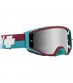 SPY FOUNDATION PLUS BOLT TEAL GOGGLES (HD SMOKE WITH SILVER SPECTRA MIRROR LENS)