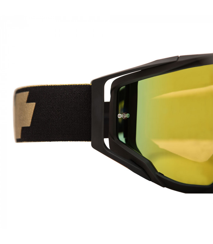 SPY FOUNDATION PLUS JEREMY MCGRATH GOGGLES (BRONZE HD WITH GOLD SPECTRA LENS) | TopFun.com