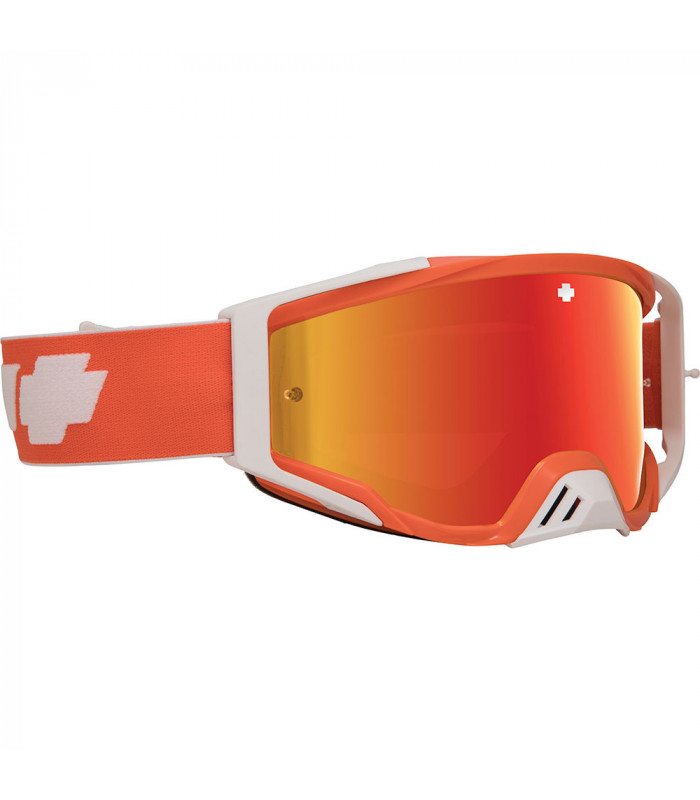 SPY FOUNDATION PLUS CLASSIC ORANGE GOGGLES (HD SMOKE WITH RED SPECTRA MIRROR LENS)