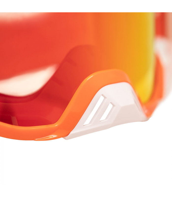 SPY FOUNDATION PLUS CLASSIC ORANGE GOGGLES (HD SMOKE WITH RED SPECTRA MIRROR LENS)