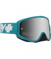MÁSCARA SPY WOOT RACE CHECKERS TEAL (LENTE HD AHUMADA CON ESPEJO PLATA SPECTRA)
