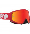 MÁSCARA SPY WOOT RACE CHECKERS RED (LENTE HD AHUMADA CON ESPEJO ROJO SPECTRA)