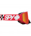 MÁSCARA SPY WOOT RACE CHECKERS RED LENTE HD AHUMADA CON ESPEJO ROJO SPECTRA | TopFun.com