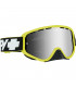 SPY WOOT RACE SLICE GREEN GOGGLES (HD SMOKE WITH SILVER SPECTRA LENS) | TopFun.com