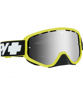 SPY WOOT RACE SLICE GREEN GOGGLES (HD SMOKE WITH SILVER SPECTRA LENS) | TopFun.com