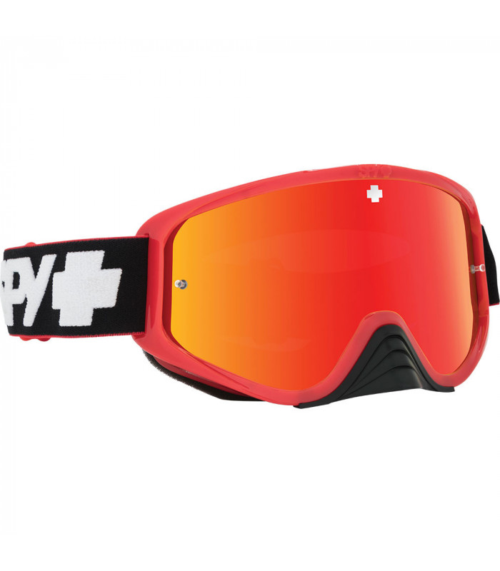 MÁSCARA SPY WOOT RACE SLICE RED (LENTE HD AHUMADA CON ROJO SPECTRA ESPEJO)