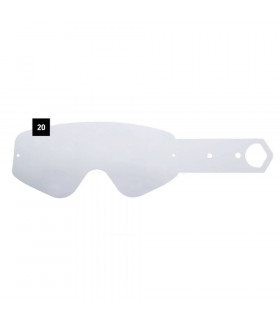 TEAR-OFF TRANSPARENTE SPY WOOT/WOOT RACE (PACK DE 20) | TopFun.com