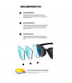 GAFAS BOLLE SHIFTER SHINY WHITE (LENTE BROWN BLUE) | TopFun.com