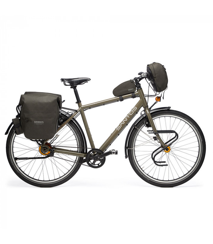 BROOKS SCAPE TOP TUBE BAG (MUD GREEN) | TopFun.com