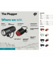 KNOG PLUGGER FRONT LIGHT (POLAR BEAR WHITE)