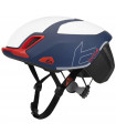 CASCO BOLLE THE ONE PREMIUM (NAVY-RED-WHITE MATTE)