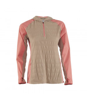 JERSEY CHICA CLUB RIDE SOLA SUN SHIRT (DOVE/DUSTY PINK) | TopFun.com