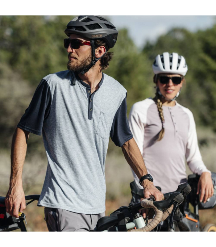 CLUB RIDE RAMBLER POLO SHIRT (BLUE TONE) | TopFun.com