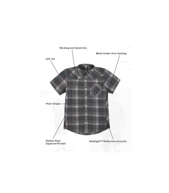 CAMISA CLUB RIDE NEW WEST (NEGRO) | TopFun.com