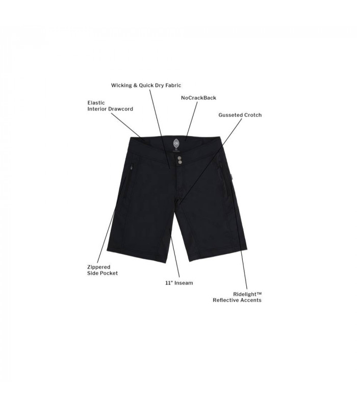 CLUB RIDE SAVVY WOMEN SHORTS (ARTISAN GREY/PINSTRIPE) | TopFun.com