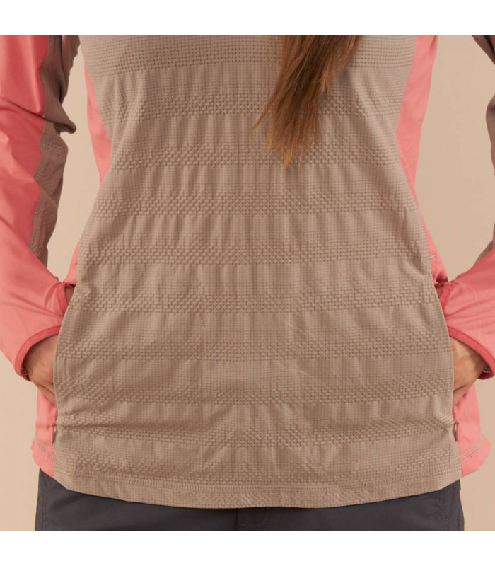 JERSEY CHICA CLUB RIDE SOLA SUN SHIRT (DOVE/DUSTY PINK) | TopFun.com