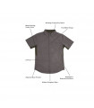 CLUB RIDE VIBE SHIRT (GREY STRIPE) | TopFun.com