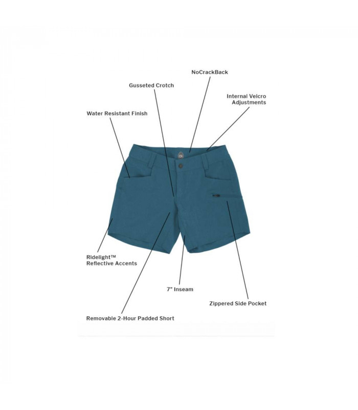 CLUB RIDE EDEN SHORTS WITH 2 HOURS CHAMOIS (BURNT OCHRE) | TopFun.com