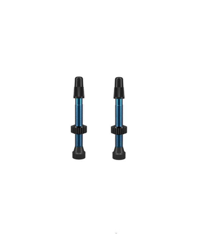 JUEGO VÁLVULAS WTB TCS ALUMINIO 46 MM (AZUL) | TopFun.com
