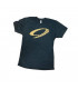 NINER NINE LOGO TECH T-SHIRT (BLACK AQUA) | TopFun.com