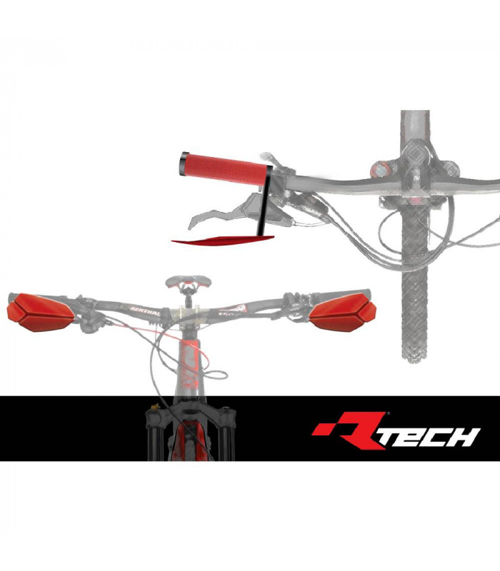 RTECH R20 BIKE HANDGUARDS (NEON ORANGE)