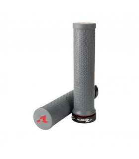 RTECH R20 LOCK-ON BIKE GRIPS (GREY) | TopFun.com