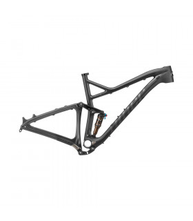 NINER RKT 9 RDO FOX FACTORY FRAME (SATIN CARBON BLACK/MAGNETIC GREY) | TopFun.com