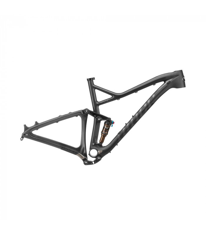 NINER RKT 9 RDO FOX FACTORY FRAME (SATIN CARBON BLACK/MAGNETIC GREY) | TopFun.com