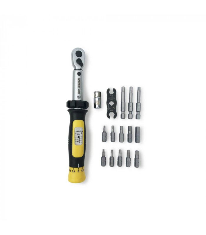 LLAVE DINAMOMÉTRICA PEDRO'S + JUEGO DE PUNTAS (3-15 NM)