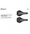 ERGON SMC CORE MEN SADDLE (BLACK/GREY) | TopFun.com