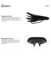 ERGON SMC CORE MEN SADDLE (BLACK/GREY) | TopFun.com