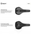 ERGON SM E-MOUNTAIN PRO WOMEN SADDLE (STEALTH) | TopFun.com