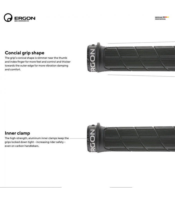 ERGON GD1 EVO FACTORY GRIPS FROZEN MOSS/OIL SLICK | TopFun.com